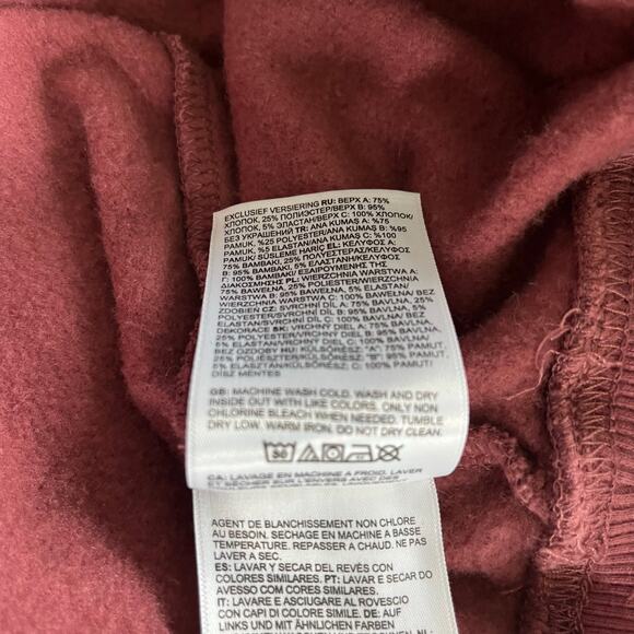 The North Face Logo Graphic Hoodie - Women's Size M - Maroon/Multicolor - Picture 5 of 5